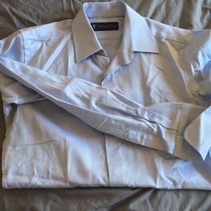 15 1/2 Combatant Gentleman Dress Shirt Lifht Blue